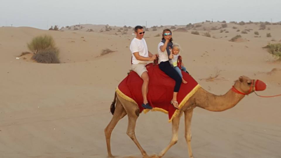 Camel Ride Fun in Dubai Desert