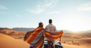 Tourists enjoying a guided tour in Dubai with top-rated tour company