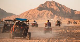 Dune bashing and quad biking adventure during desert safari experience